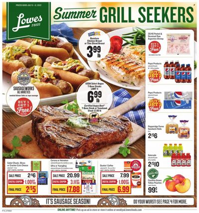 Lowes Foods (NC, SC) Weekly Ad Flyer July 7 to July 14
