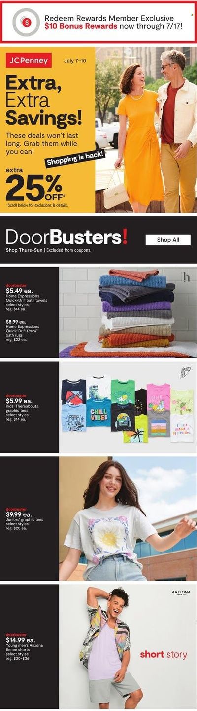 JCPenney Weekly Ad Flyer July 7 to July 14