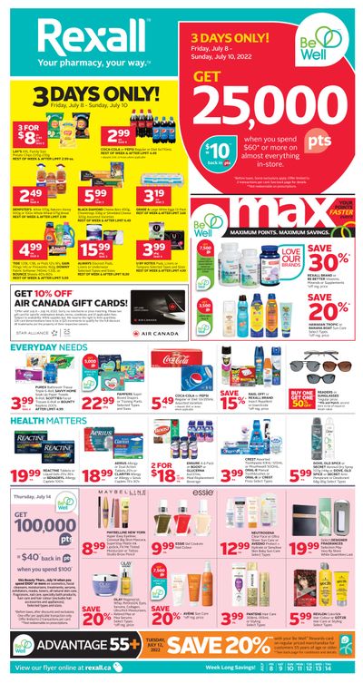 Rexall (West) Flyer July 8 to 14