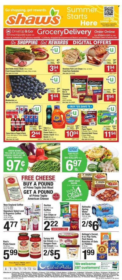 Shaw’s (MA, ME, NH, RI, VT) Weekly Ad Flyer July 7 to July 14