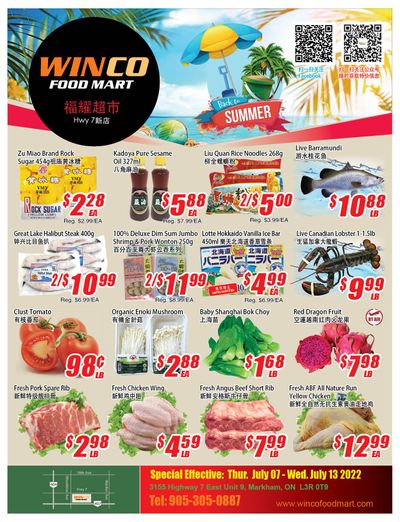 WinCo Food Mart (HWY 7) Flyer July 7 to 13