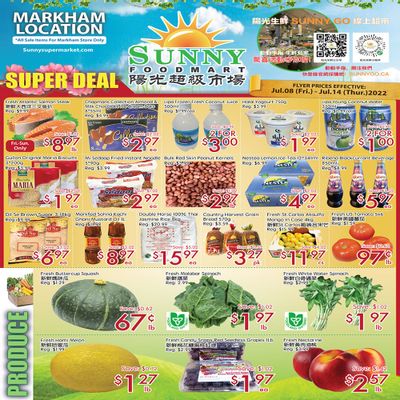 Sunny Foodmart (Markham) Flyer July 8 to 14
