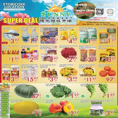 Sunny Foodmart (Etobicoke) Flyer July 8 to 14