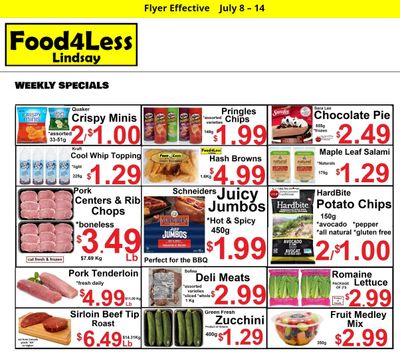 Food 4 Less Flyer July 8 to 14