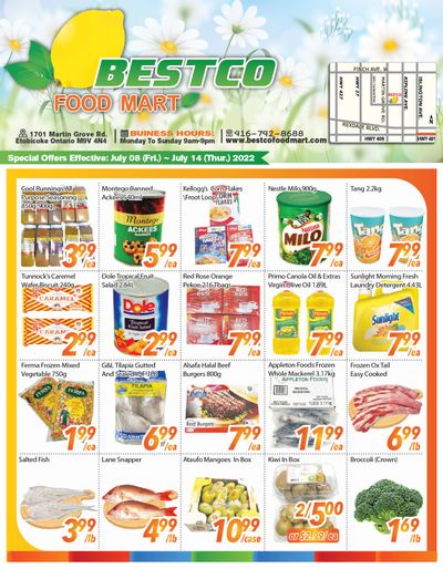 BestCo Food Mart (Etobicoke) Flyer July 8 to 14