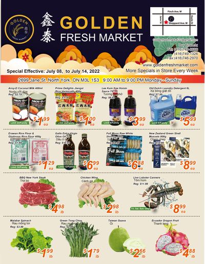 Golden Fresh Market Flyer July 8 to 14