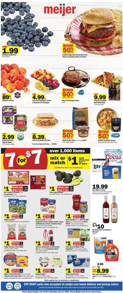 Meijer (IN) Weekly Ad Flyer July 8 to July 15