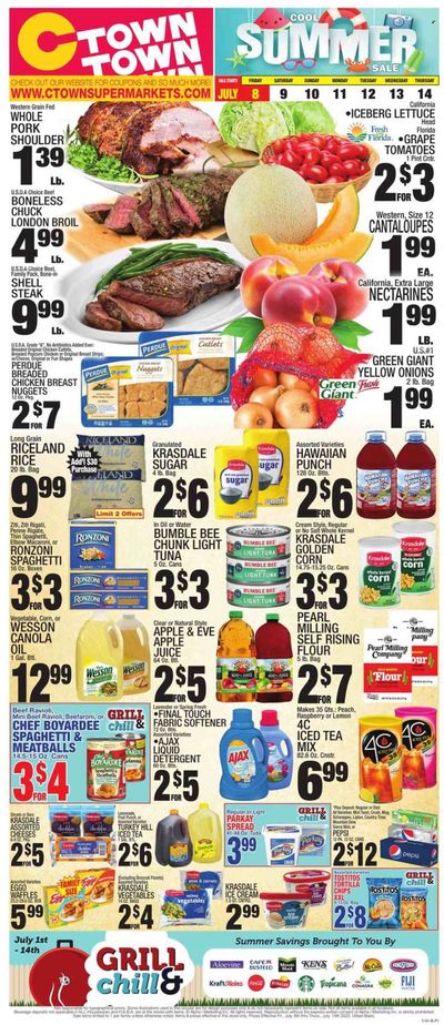 C-Town (CT, FL, MA, NJ, NY, PA) Weekly Ad Flyer July 8 to July 15