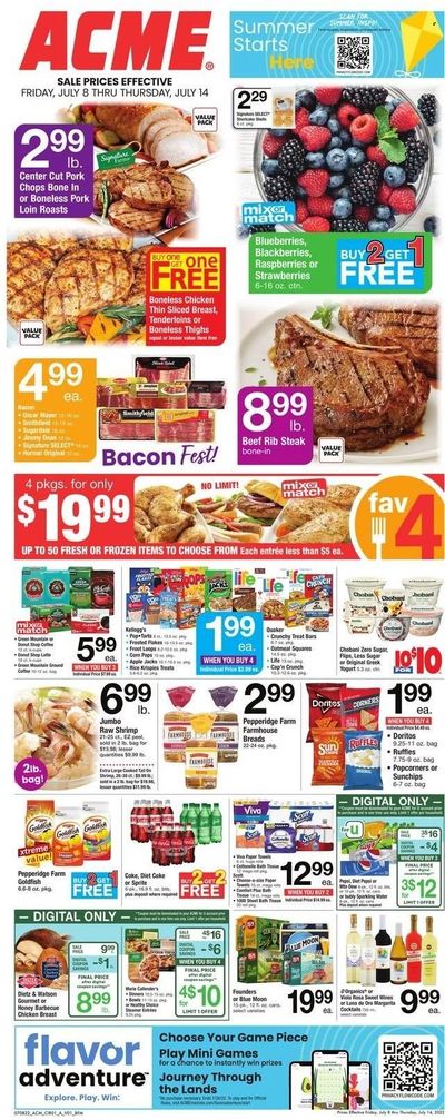 ACME (DE, NJ, NY, PA) Weekly Ad Flyer July 8 to July 15