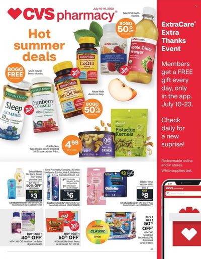 CVS Pharmacy Weekly Ad Flyer July 8 to July 15