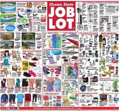 Ocean State Job Lot (CT, MA, ME, NH, NJ, NY, RI) Weekly Ad Flyer July 8 to July 15