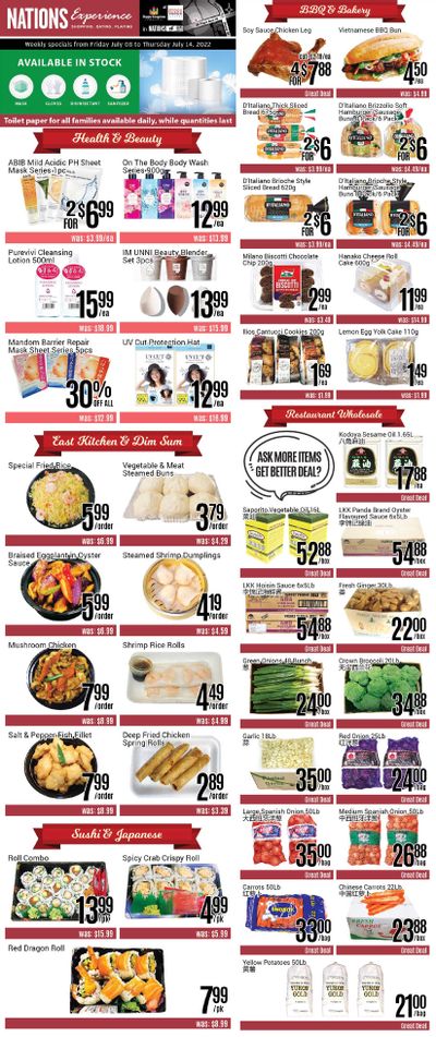 Nations Fresh Foods (Toronto) Flyer July 8 to 14