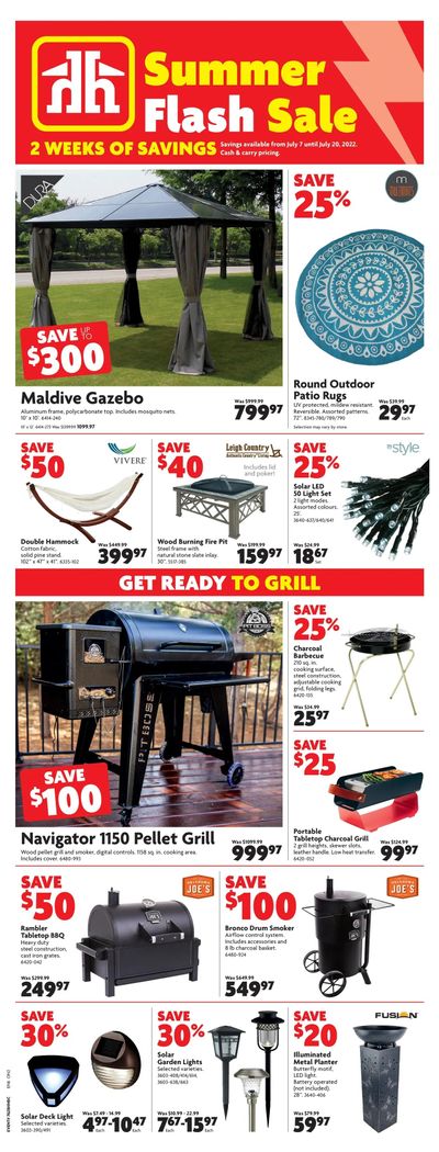 Home Hardware (ON) Summer Flash Sale Flyer July 7 to 20