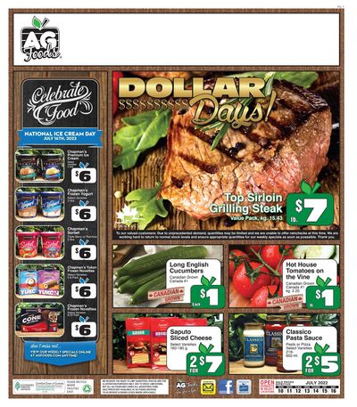 AG Foods Flyer July 10 to 16