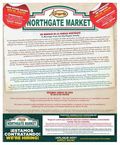 Northgate Market Weekly Ad & Flyer April 1 to 7