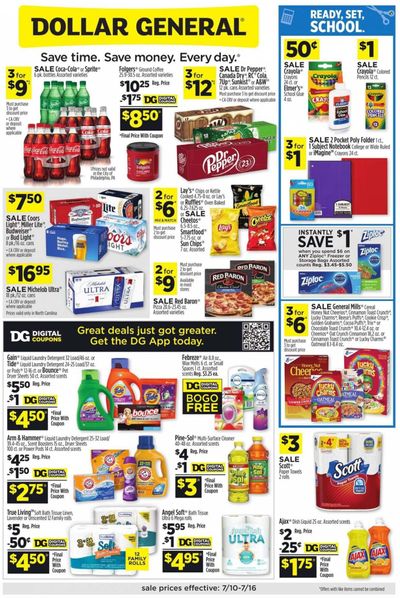 Dollar General Weekly Ad Flyer July 10 to July 17
