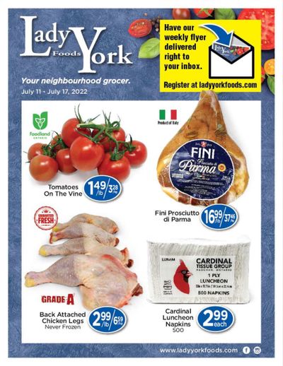 Lady York Foods Flyer July 11 to 17