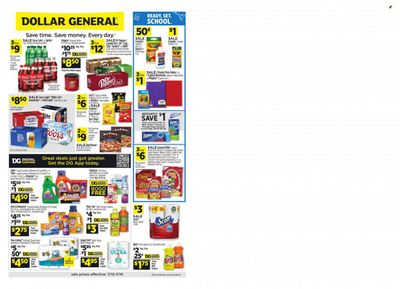 Dollar General (TX) Weekly Ad Flyer July 11 to July 18