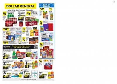 Dollar General (CA, NV) Weekly Ad Flyer July 11 to July 18