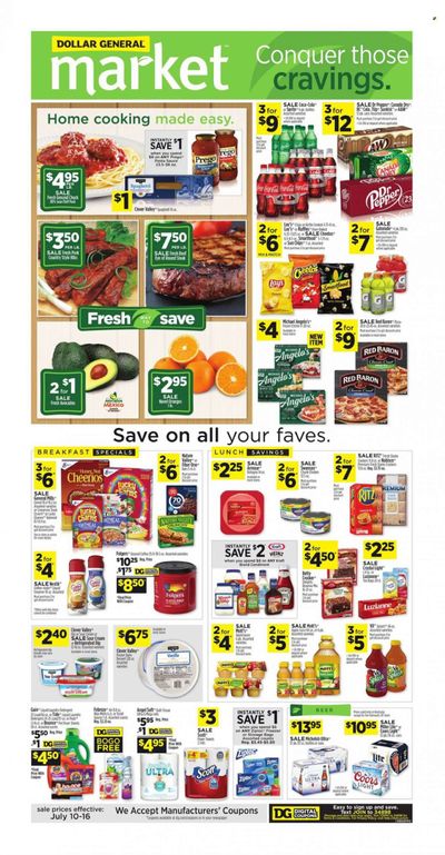 Dollar General (KY) Weekly Ad Flyer July 11 to July 18
