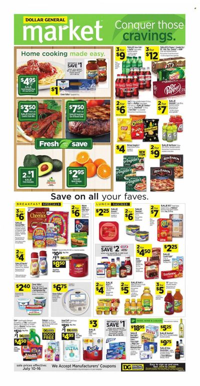 Dollar General (CA) Weekly Ad Flyer July 11 to July 18