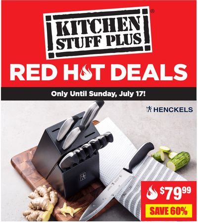 Kitchen Stuff Plus Canada Red Hot Deals: Save 60% on 11 Pc. Fine Edge Synergy Wood Knife Block Set + More Offers