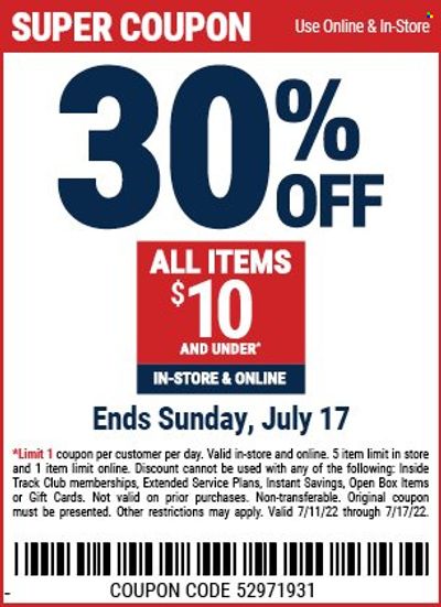 Harbor Freight Weekly Ad Flyer July 11 to July 18