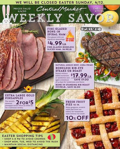Central Market Weekly Ad & Flyer April 4 to 11