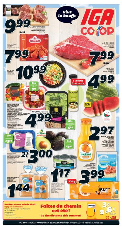 Coop IGA Flyer July 14 to 20 Coop IGA Flyer July 14 to 20