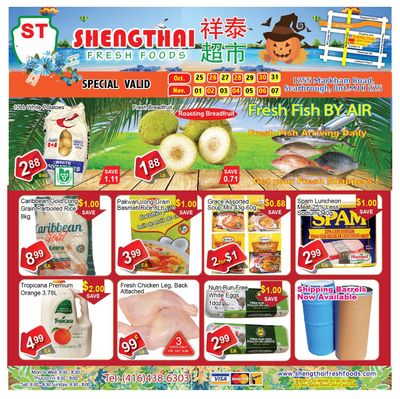 Shengthai Fresh Foods Flyer October 25 to November 7
