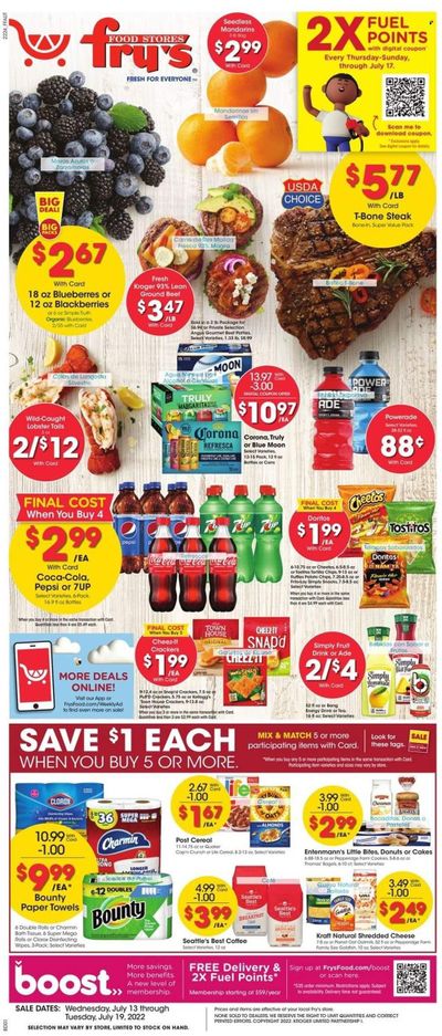 Fry’s (AZ) Weekly Ad Flyer July 12 to July 19