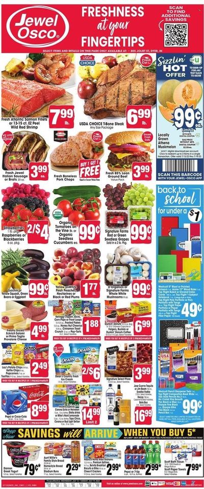 Jewel Osco (IN) Weekly Ad Flyer July 12 to July 19