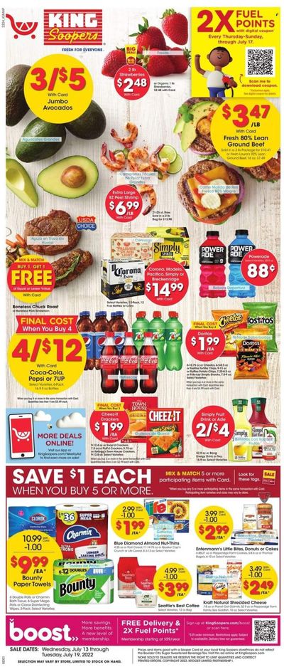 King Soopers (CO) Weekly Ad Flyer July 12 to July 19