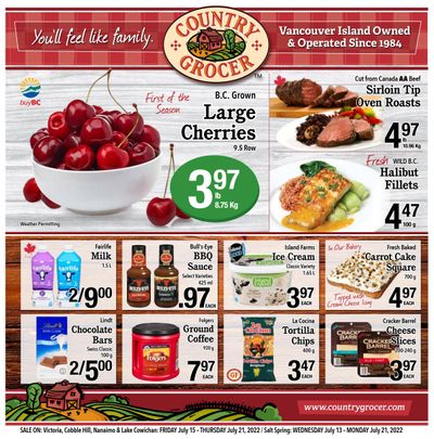 Country Grocer (Salt Spring) Flyer July 13 to 18