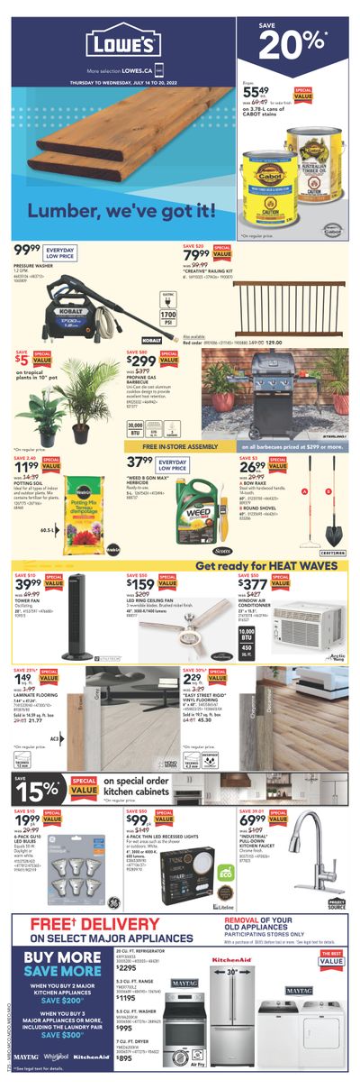Lowe's (ON) Flyer July 14 to 20
