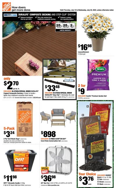 Home Depot (ON) Flyer July 14 to 20