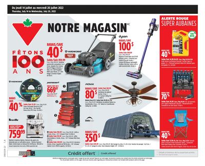 Canadian Tire (QC) Flyer July 14 to 20