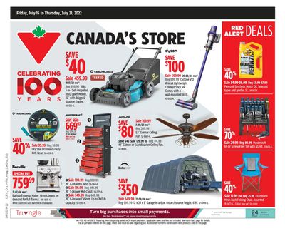 Canadian Tire (ON) Flyer July 15 to 21