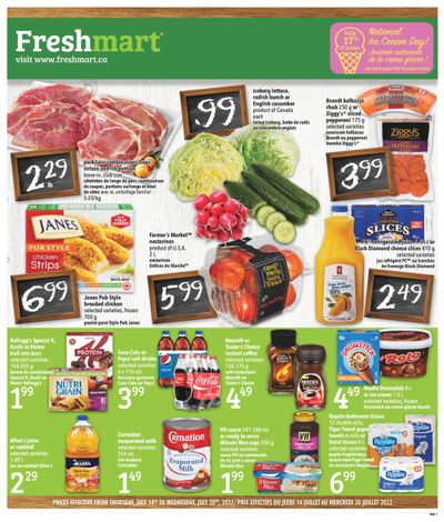 Freshmart (ON) Flyer July 14 to 20