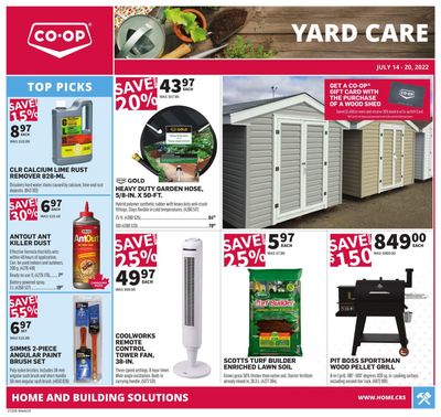 Co-op (West) Home Centre Flyer July 14 to 20