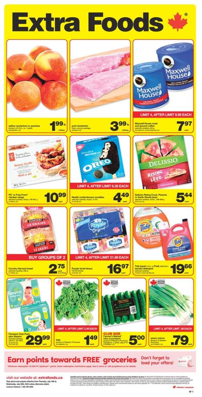 Extra Foods Flyer July 14 to 20
