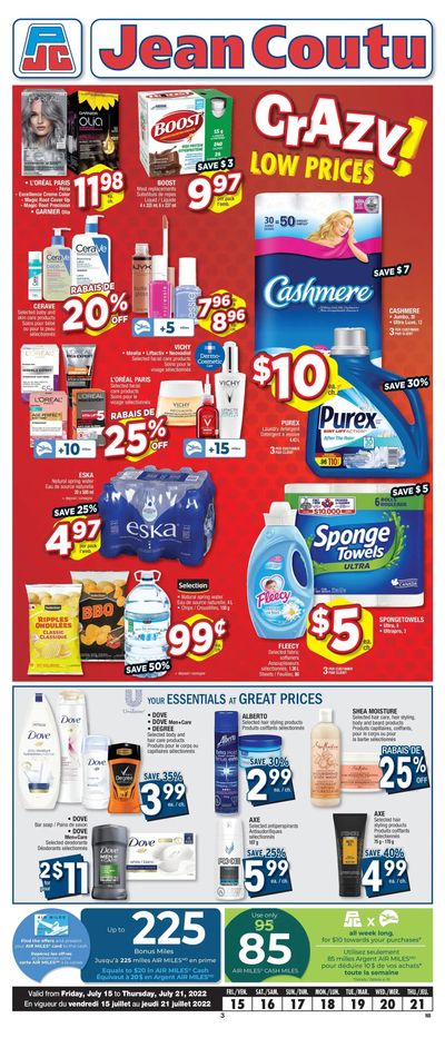 Jean Coutu (NB) Flyer July 15 to 21