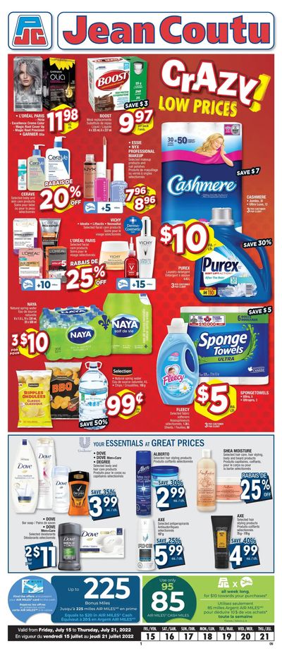 Jean Coutu (ON) Flyer July 15 to 21