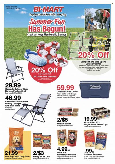 Bi-Mart (ID, OR, WA) Weekly Ad Flyer July 13 to July 20
