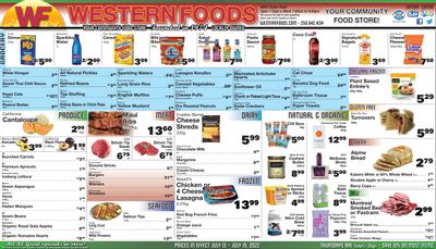 Western Foods Flyer July 13 to 19