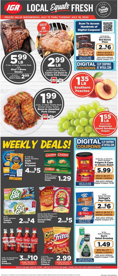 IGA Weekly Ad Flyer July 13 to July 20