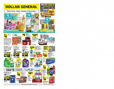 Dollar General Weekly Ad & Flyer April 5 to 11