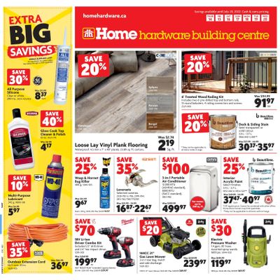 Home Hardware Building Centre (AB) Flyer July 14 to 20