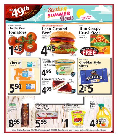 The 49th Parallel Grocery Flyer July 14 to 20