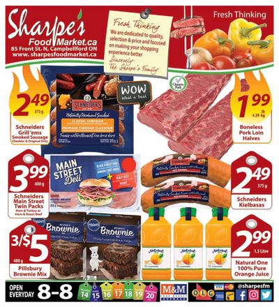 Sharpe's Food Market Flyer July 14 to 20